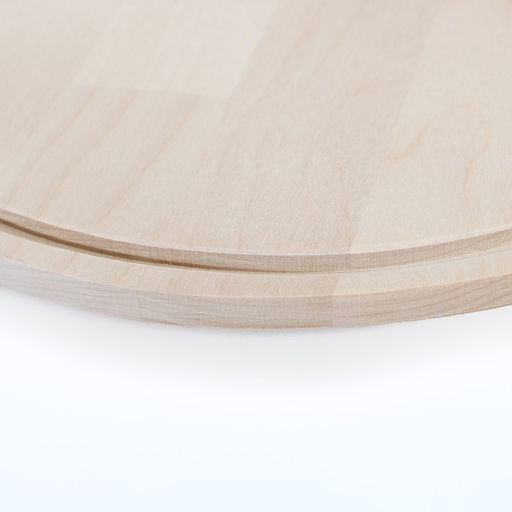 Доска разделочная деревянная с желобом Круг 26х26х0,8 см береза - Simaland фото 3