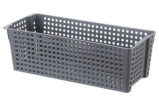 Корзинка прямоугольная 29,5*13*9,6 см 3 л Лофт серая (модель 450018) - Elan gallery фото 3