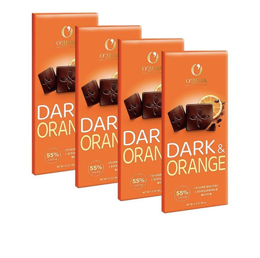 OZera, шоколад горький с апельсиновым маслом Dark&Orange, 90 г - O`zera фото 3