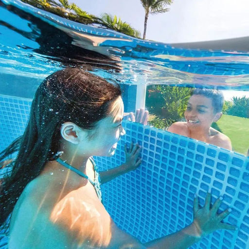 -12% Бассейн Prism Frame 427х107см (фильтр-насос 3,8 м3/ч, лестница, подстилка, тент) Intex  фото 4