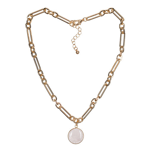 Колье ROSE QUARTZ Fiore Luna