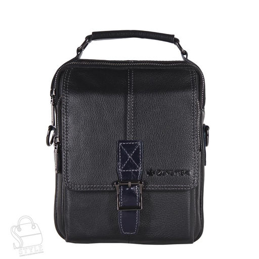 Сумка мужская кожаная 67712Z black Zinimxs в Новосибирске