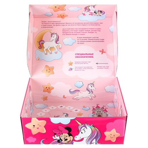 Складная коробка с игрой 28х21х9 см, Минни и единорог - Disney фото 2
