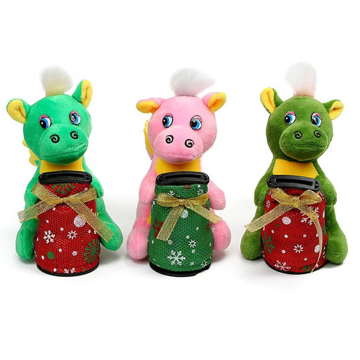 Мягкая игрушка Дракончик с копилкой, 14 см, цвет МИКС - Simaland фото 5