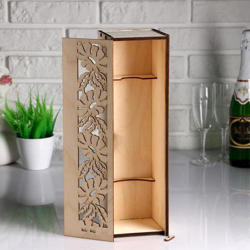 Коробка для вина с ромашками 38*11*11 см - Дарим красиво фото 3