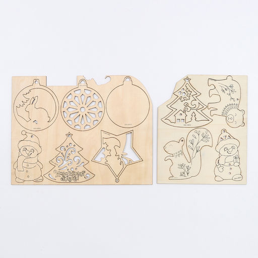 Адвент - календарь на новый год своими руками Роспись по дереву, набор для творчества