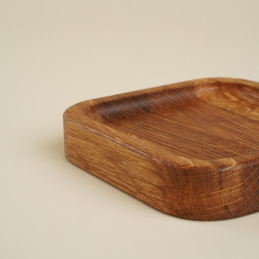 Набор тарелок - подставок SL Home, 10×10×2 см, 3 шт, дуб