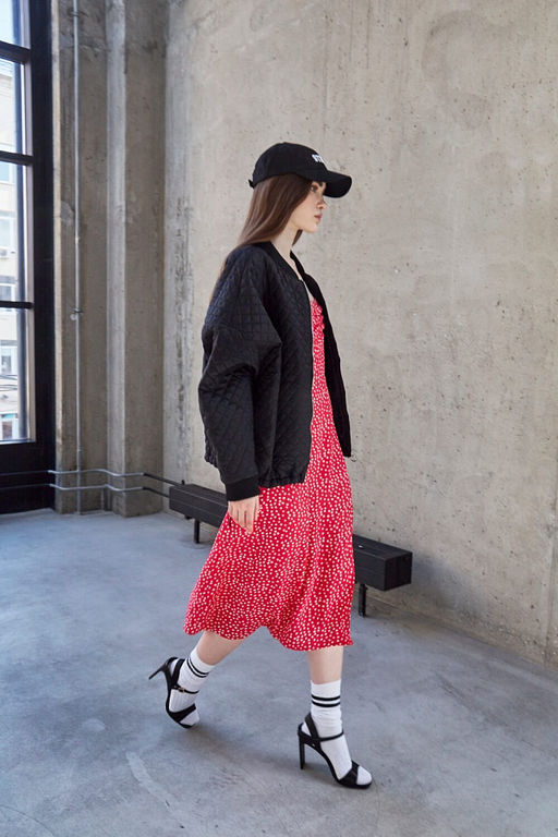 Стеганая куртка-бомбер - Incity фото 10