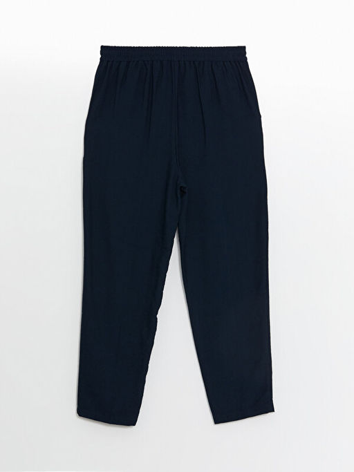 Kad?n Beli Lastikli D?z Pantolon - Waikiki фото 2