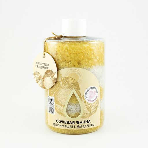 Соль морская Тонизирующая с мандарином - Мануфактура дом природы фото 2