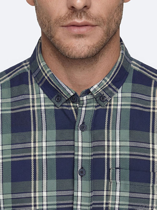 Regular Fit Ekose Erkek G?mlek