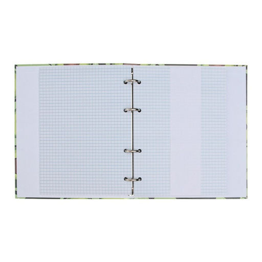 Тетрадь на кольцах A5, 120 листов в клетку, Calligrata «Авокадо»