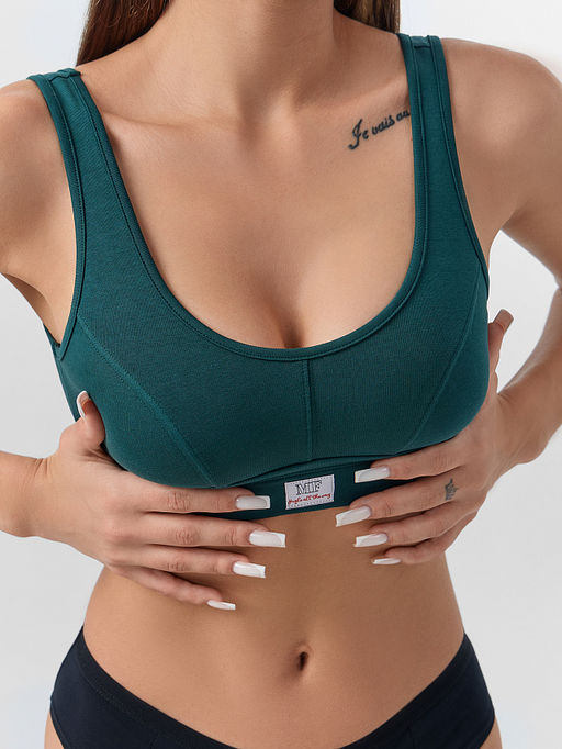 Бюстье женское зеленое без косточек - Mark formelle фото 4