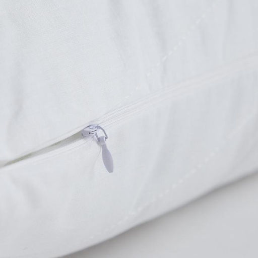 Подушка на молнии Царские сны Бамбук 70х70 см, белый, перкаль (хлопок 100%) - Vesta фото 3