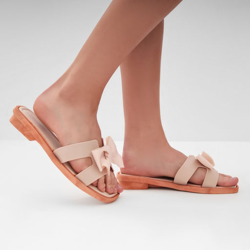 Тапочки женские с открытым носом LoveLife, размер 38-39, молочные