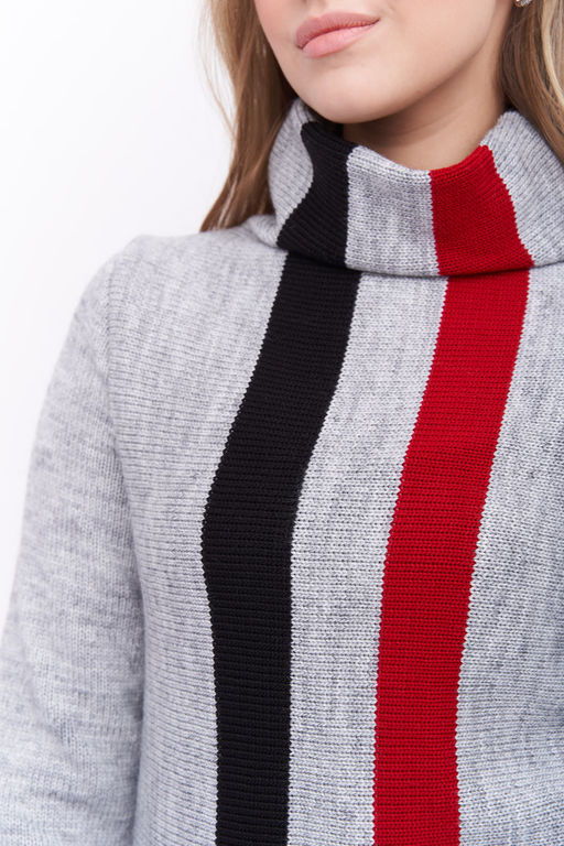 Джемпер 351973/серый микс - Злата Стиль фото 7