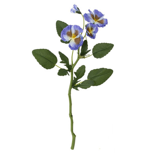 Цветок искусственный "Фиалка", L12 W8 H38 см