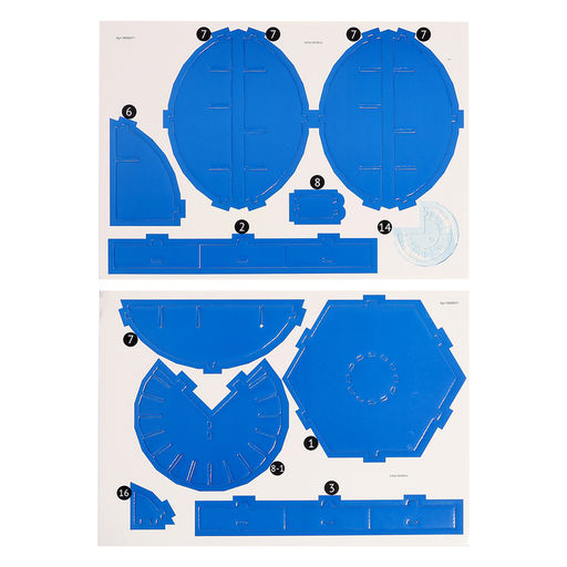 Конструктор из пенокартона Строение Земли - Эврики фото 5