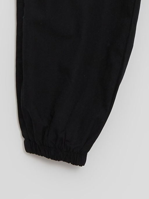 Beli Lastikli K?z ?ocuk Kargo Jogger Pantolon