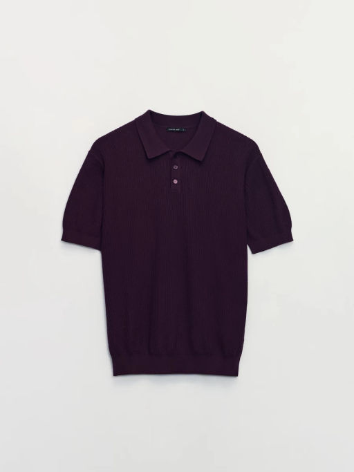 Джемпер поло из текстурного хлопка / Zarina