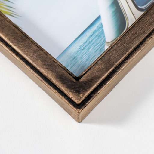 Фоторамка - коллаж на 3 фото 10?15 см Лотосы, т. Золото, 36?27 см