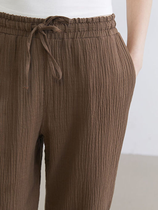 Beli Lastikli Havu? Kesim Kad?n M?slin Pantolon