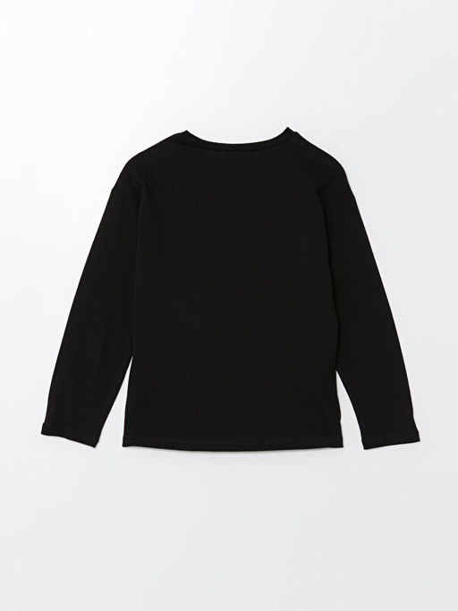 Bisiklet Yaka K?z ?ocuk Ti??rt - Waikiki фото 3