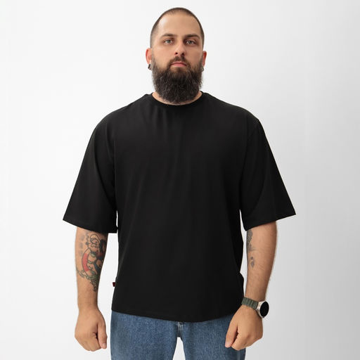 Футболка мужская MIST «Русский стиль», черный, р. 54