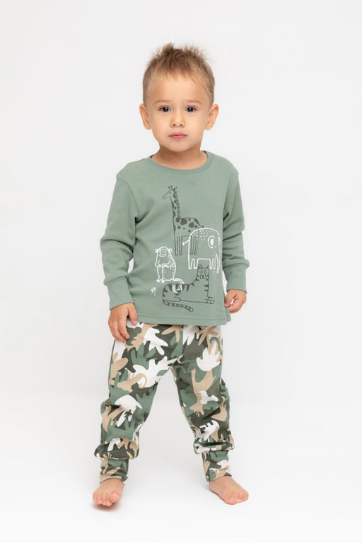 К 1541/24/милитари,тропический камуфляж пижама дет