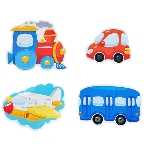 Пазлы контурные Транспорт Baby Toys - Десятое королевство фото 2