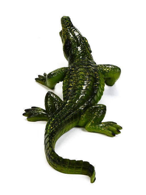 Садовая фигура из полистоуна «Крокодил», 35×15×7 см, Greengo