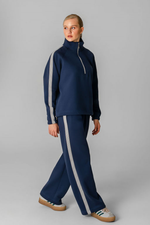 Арт. 2917 Костюм женский с начесом 46-54 (5 шт) Цвет:индиго - Калинка фото 17