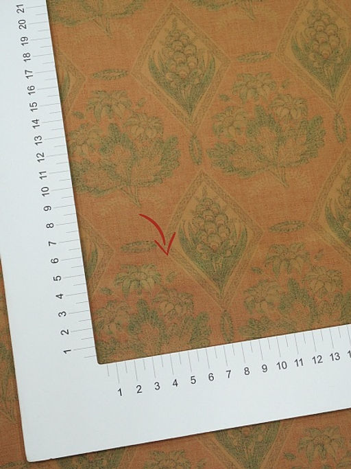 Штапель Премиум Акмаль цв.темно-кирпичный, ш.1.5м, вискоза-100%, 125гр/м.кв - Купава фото 9