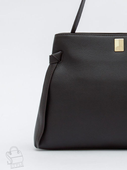 Сумка женская кожаная 1026-1MP coffee Polina&Eiterou