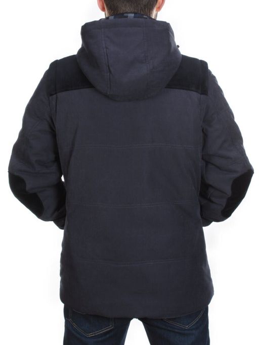 J830111 DEEP BLUE Куртка-жилет мужская зимняя NEW B BEK (100 гр. синтепон и искусственный мех)