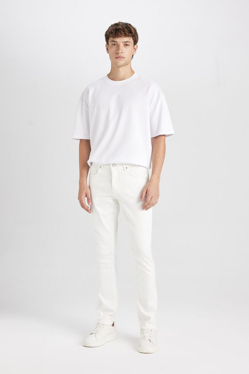 Pedro Slim Fit Джинсовые брюки узкого кроя с нормальной талией и узкими штанинами - Defacto фото 7