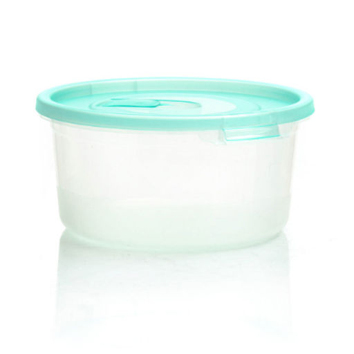 Контейнер для продуктов 1,6л круглый п/эт. Смайл с клапаном - Спарк фото 2