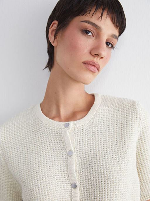 Bisiklet Yaka Ajurlu Kad?n Triko H?rka