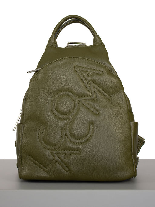 LACCOMA рюкзак Адель-24-L815-хаки эко кожа хлопок