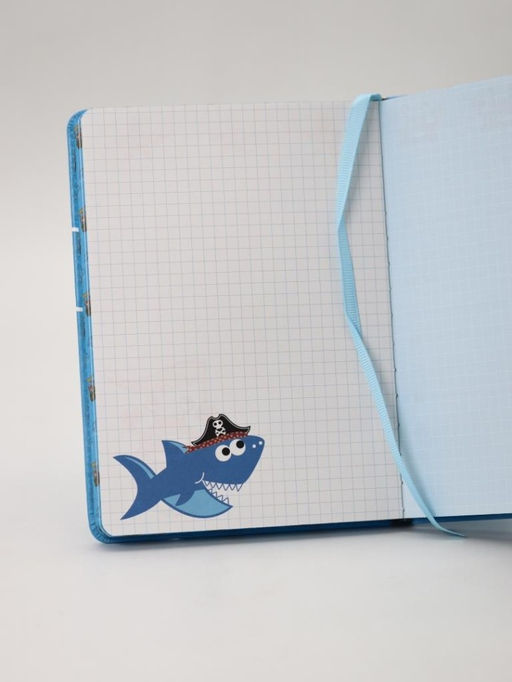 Блокнот (B6) "Shark captain", blue (18.5*13)