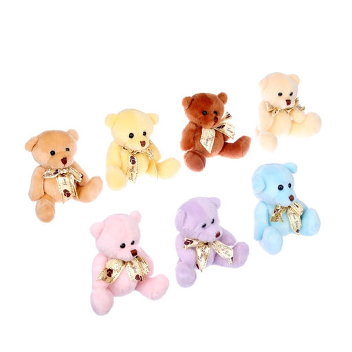 Мягкая игрушка Мишка с бантом, цвета МИКС - Simaland фото 4