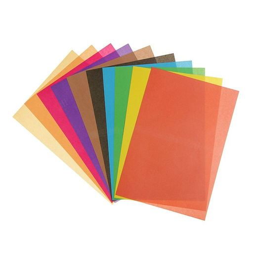 Бумага цветная А4, 10 листов, 10 цветов, газетная, в папке - Calligrata фото 2