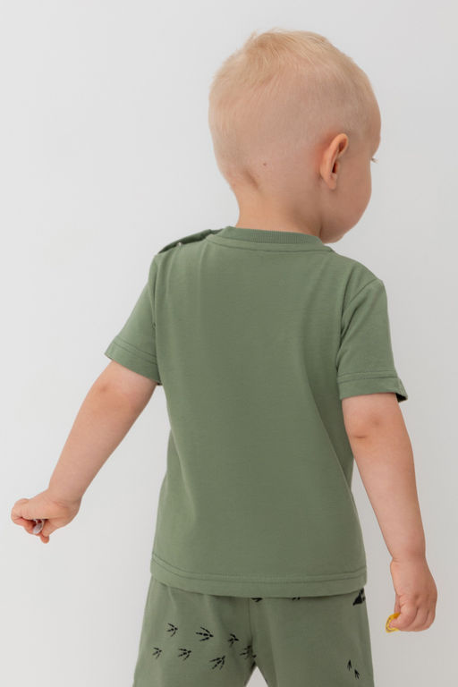 Crockid _ КР 302700/папоротник к538 фуфайка (футболка) д/мал яс  фото 5