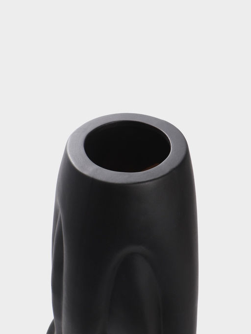 Ваза напольная керамика "Бертольдо" 58х12 см, чёрный
