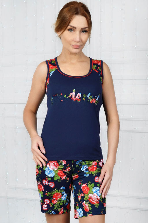 Арт. 206 Пижама с шортами 44-52 /48-54 - 5+3 фото 4