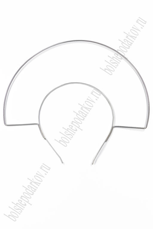 Ободок для волос №3 (SF-7495) серебро