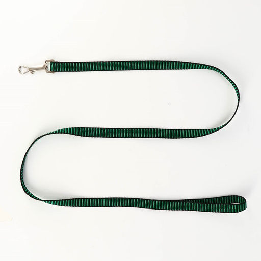 Комплект амуниции рельефный, поводок 120 х 1,5 см, ОГ 36-49 см, зелёно-чёрный - Пижон фото 6