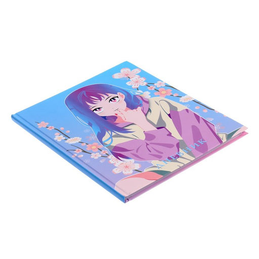 Дневник школьный для 1-4 классов, «Аниме. Девочка милая», твёрдая обложка 7БЦ, матовая ламинация, выборочный лак, 48 листов