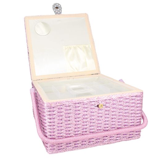 Gamma SBJ-004 шкатулка для швейных принадлежностей 31.5 х 31.5 х 19 см Букет ирис и нарцисс