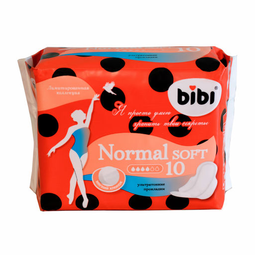 Прокладки "BIBI" Normal Soft, 4 капли, 10 шт.
